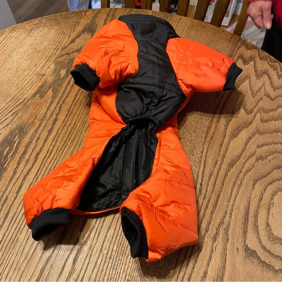 Orange Dog Ski Jacket for Small Dogs - Picture 2 of 6